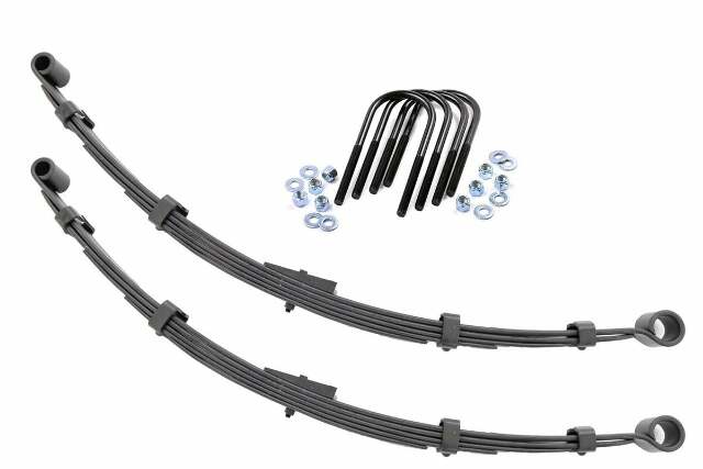 Rough Country Rear Leaf Springs2.5" Lift Pair For Jeep CJ 5 4wd 1976-1983 8008Kit