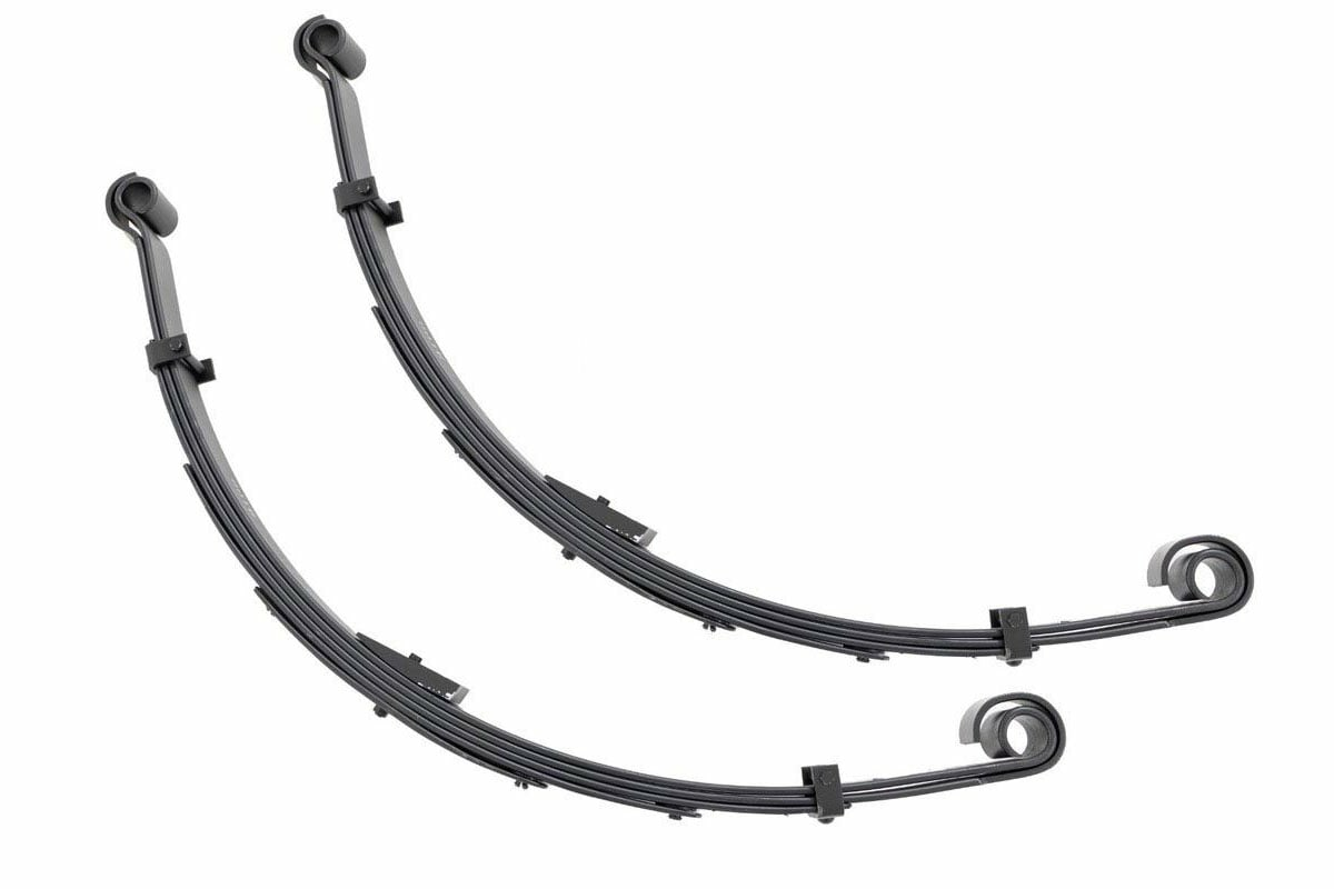 Rough Country Rear Leaf Springs 6" Lift Pair For Jeep Wrangler YJ 4WD 1987-1995 -1