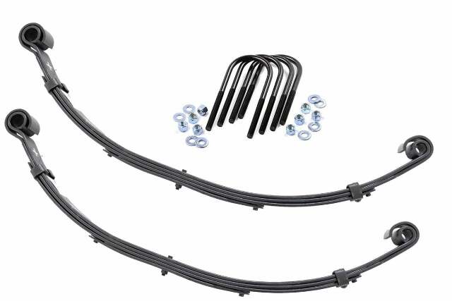 Rough Country Rear Leaf Springs 4" Lift Pair For Jeep CJ 7 4wd 1982-1986 8020Kit