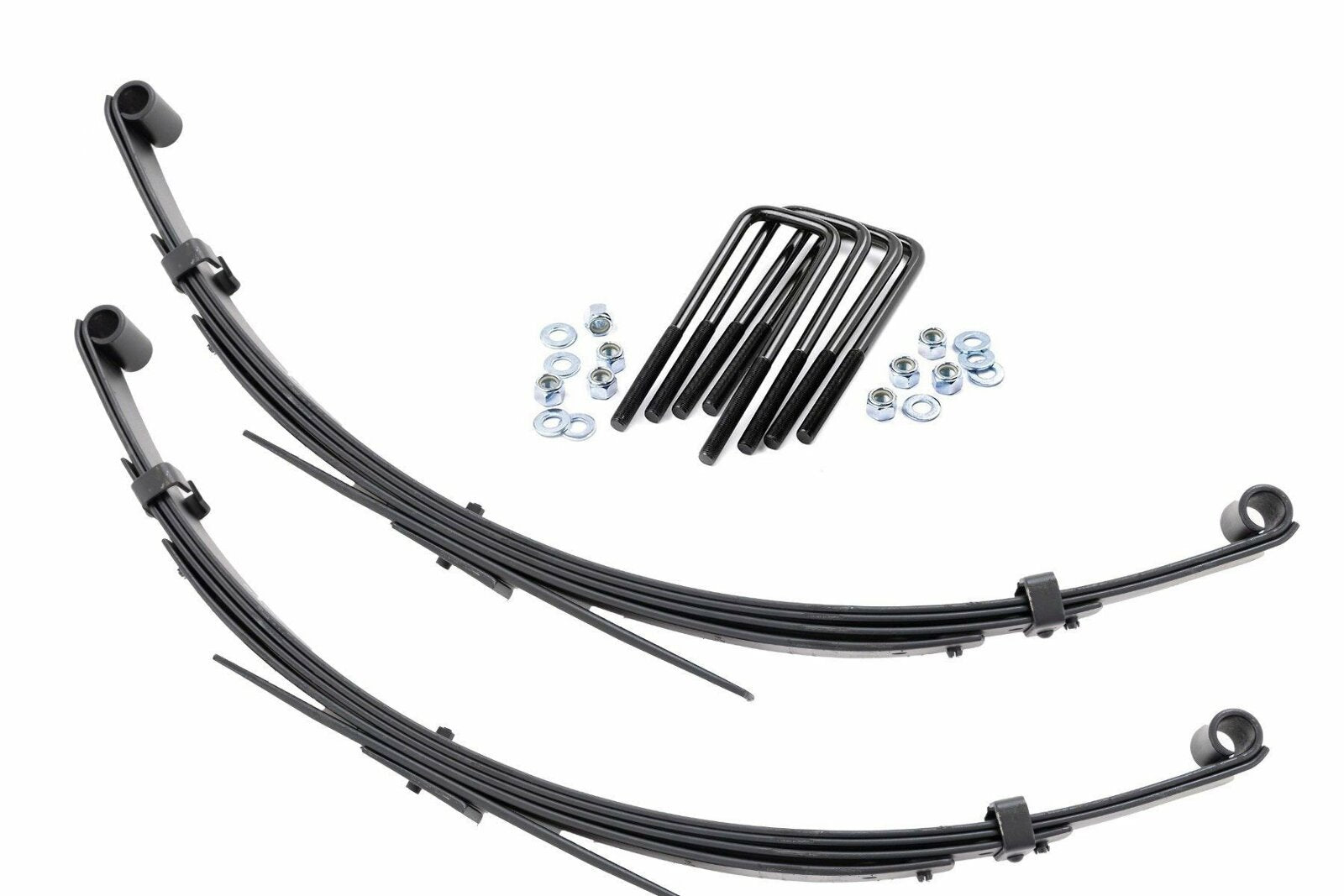 Rough Country Rear Leaf Springs 3" Lift Pair For Toyota Truck 4WD 1979-1985 -1