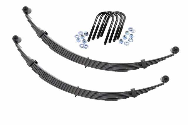 Rough Country Front Leaf Springs 2.5" Lift Pair International Scout II 71-80 8039Kit