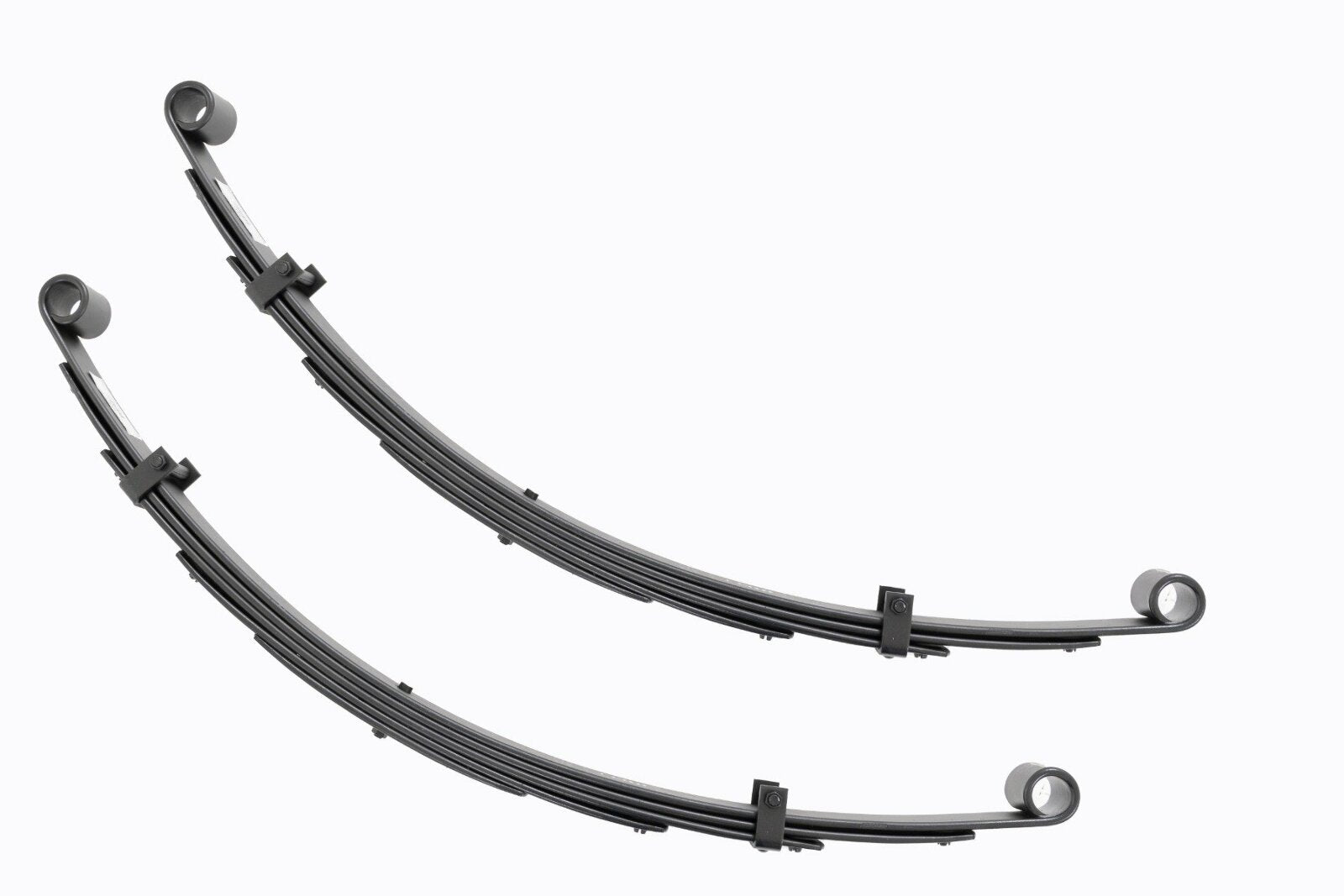 Rough Country Front Leaf Springs 4" Lift Pair For Toyota Land Cruiser FJ40 64-80 -1