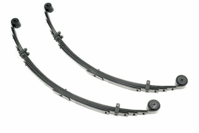 Rough Country Rear Leaf Springs 4" Lift Pair For Jeep Cherokee XJ 4wd 1984-2001 8047Kit