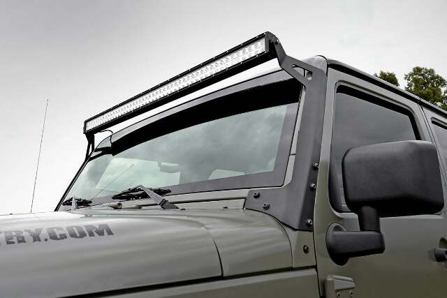 LED Windshield Mnt 50" Spectrum Dual Jeep Wrangler JK 07-18 -2