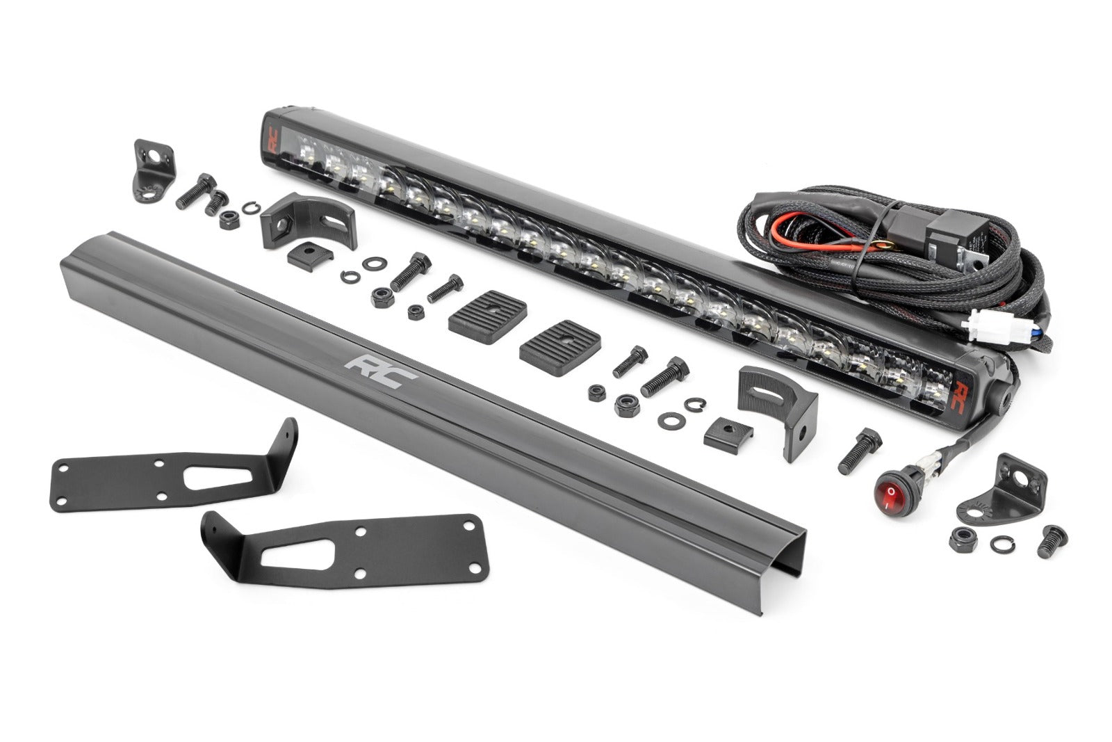 LED Bumper Mount 20" Spectrum Single Row Ram 2500/3500 10-18