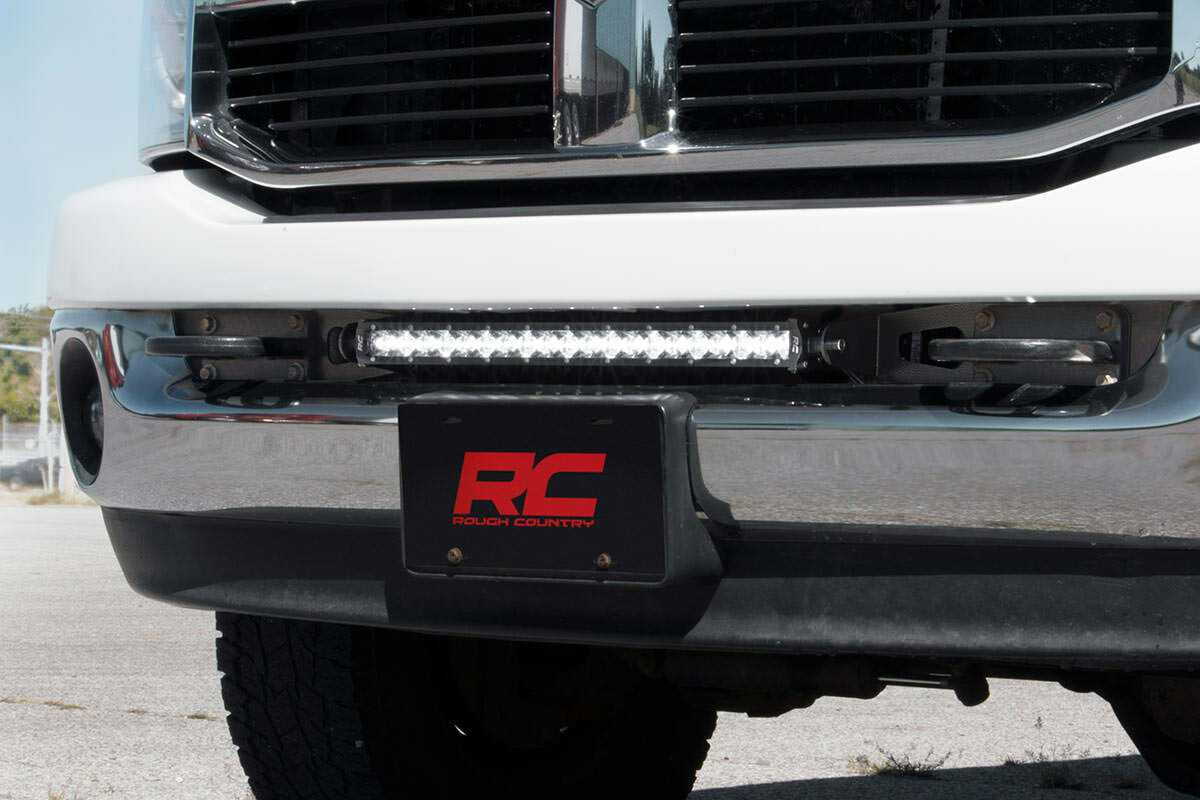 LED Bumper Mount 20" Spectrum Single Row Ram 2500/3500 10-18