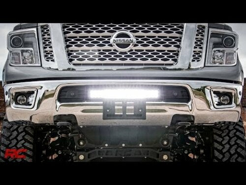 LED Bumper Mnt 20" Spectrum Dual Row Nissan Titan XD 16-22 -2