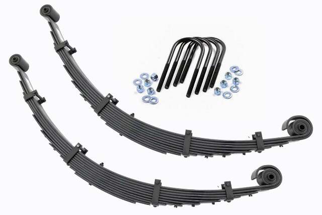 Rough Country Front Leaf Springs 8" Lift Pair For Ford Super Duty 4wd 1999-2004 8073Kit