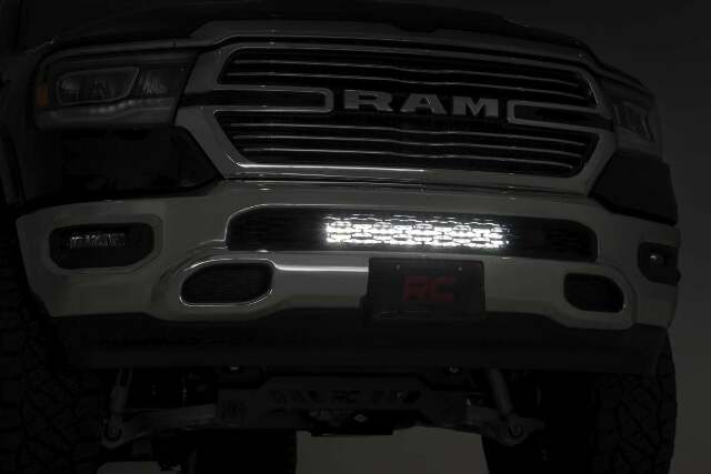 LED Light Bumper Mount 20" Spectrum Dual Row Ram 1500 19-23 -5