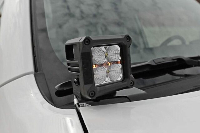LED Ditch Mount 2" Spectrum Spot Pair Toyota 4Runner 10-23 -2