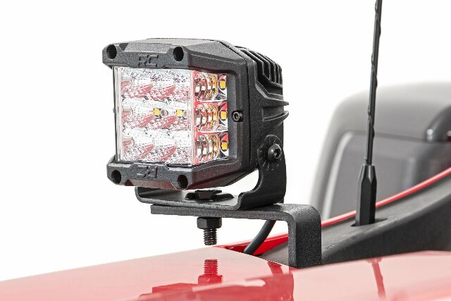 LED Ditch Mount 2" Spectrum Pair Spot Chevy Silverado 1500 19-23 -2