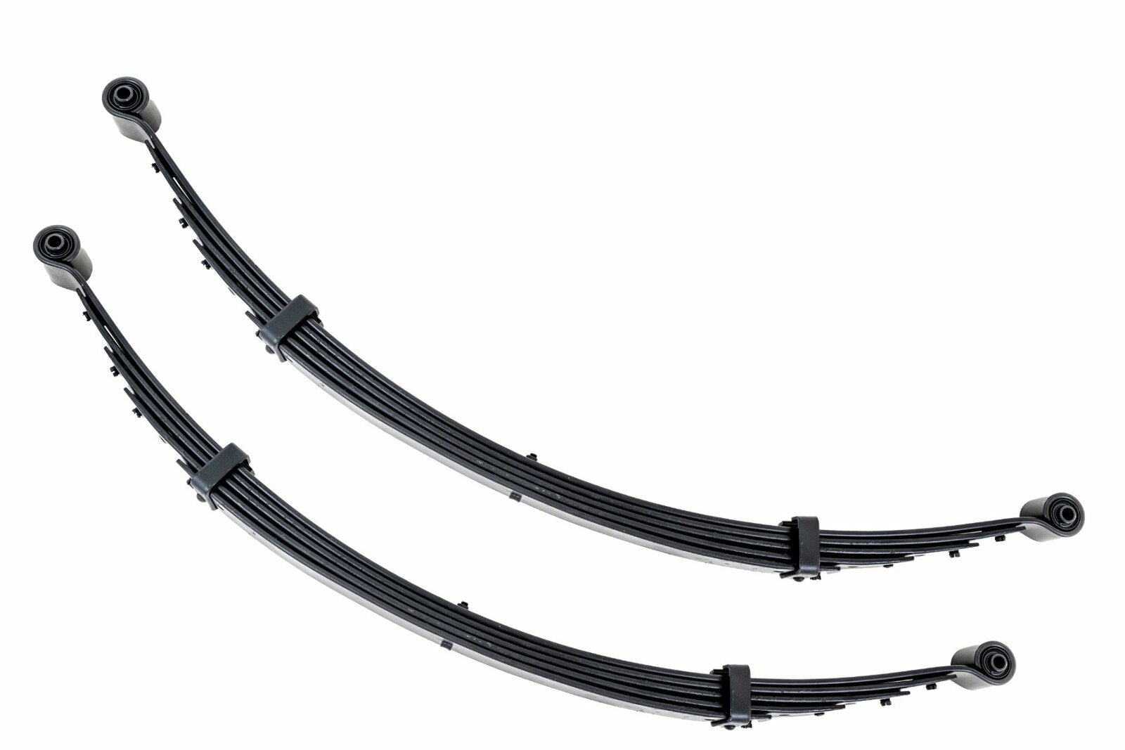 Rough Country Rear Leaf Springs 2" Lift Pair GMC Half-Ton Suburban 4WD 1973-1991 -1