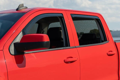 Side Window Deflectors In Channel Chevy/GMC 1500/2500HD/3500HD