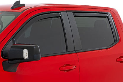 Side Window Deflectors Rain Guard Chevy/GMC 1500/2500/3500HD 19-24