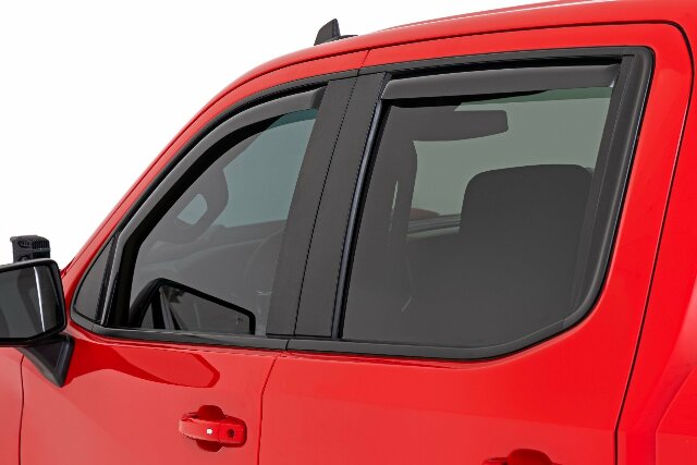 Side Window Deflectors Rain Guard Chevy/GMC 1500/2500/3500HD 19-24 -1