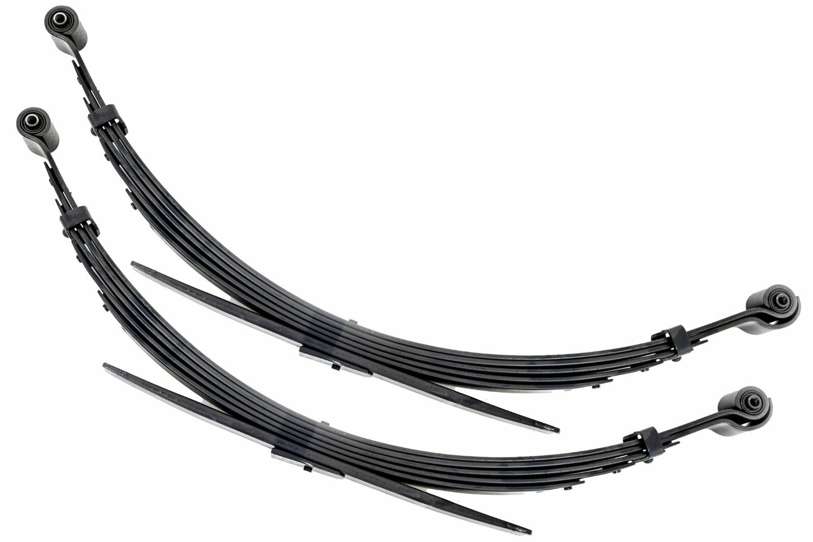 Rough Country Rear Leaf Springs 4" Lift Pair GMC Half-Ton Suburban 4WD 1973-1976 -1