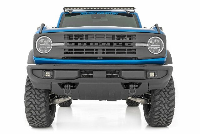 Rough Country LED Light Ditch Mount 2" Black Pr White DRL For Toyota Tundra 2022 82043