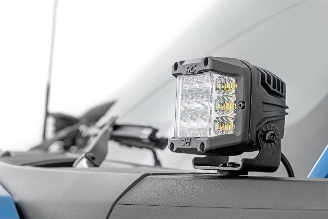 LED Light Ditch Mount 2" Pair Spot Pattern Ford Bronco 21-23 -2