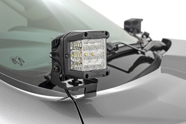 LED Light Kit Ditch Mount 3" OSRAM Wide Ram 1500 19-24 -2