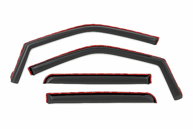 Side Window Deflectors In Channel Rain Guard for Ford F150 15-24 F250/F350 17-24