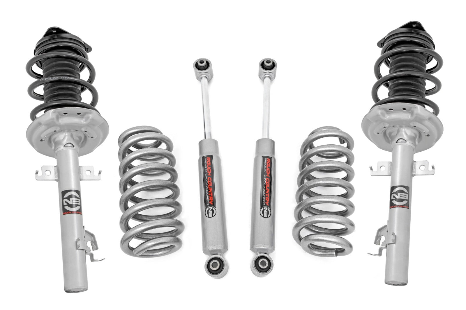 Rough Country 1.5 Inch Lift Kit Struts for Nissan Rogue 4WD 2014-2020 -1