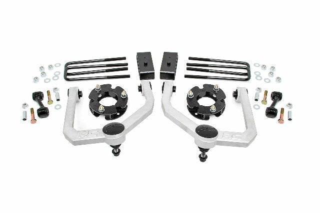 Rough Country 3in Bolt-On Lift Kit Strut Spacers For Nissan 04-21 Titan 83400