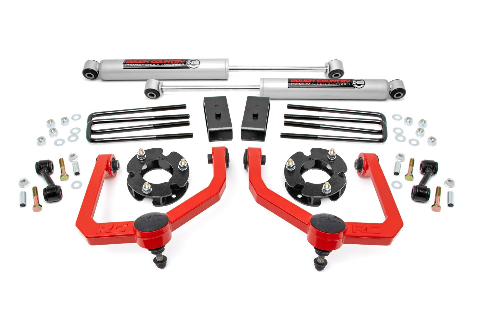 Rough Country 3" Lift Kit N3 Shocks for Nissan Titan 2004-2023 -1