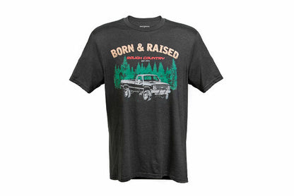 T-Shirt Born & Raised Black 2XL