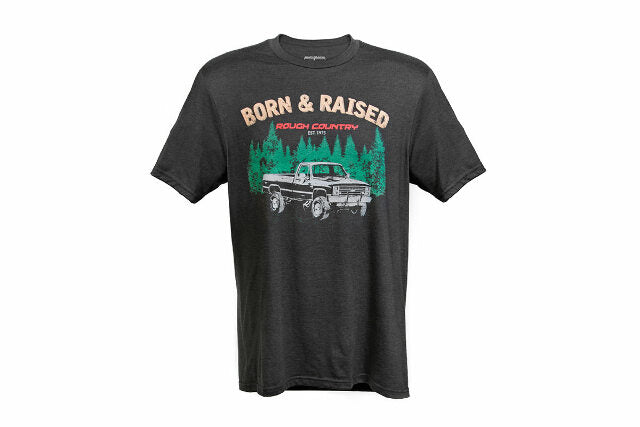 T-Shirt Born & Raised Black LG