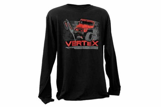 T-Shirt Long Sleeve Vertex Black SM