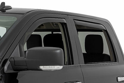 Side Window Deflectors In Channel Ram 1500 09-18/2500 10-24