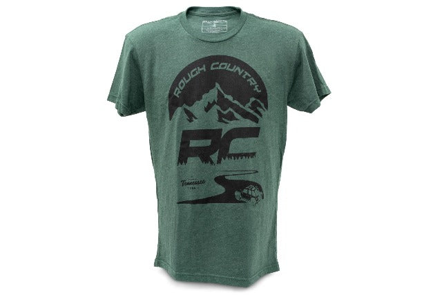 T-Shirt RC Mountains Forest Green LG -