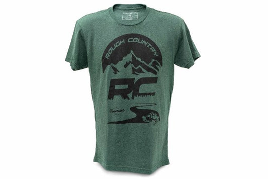 T-Shirt RC Mountains Forest Green SM -