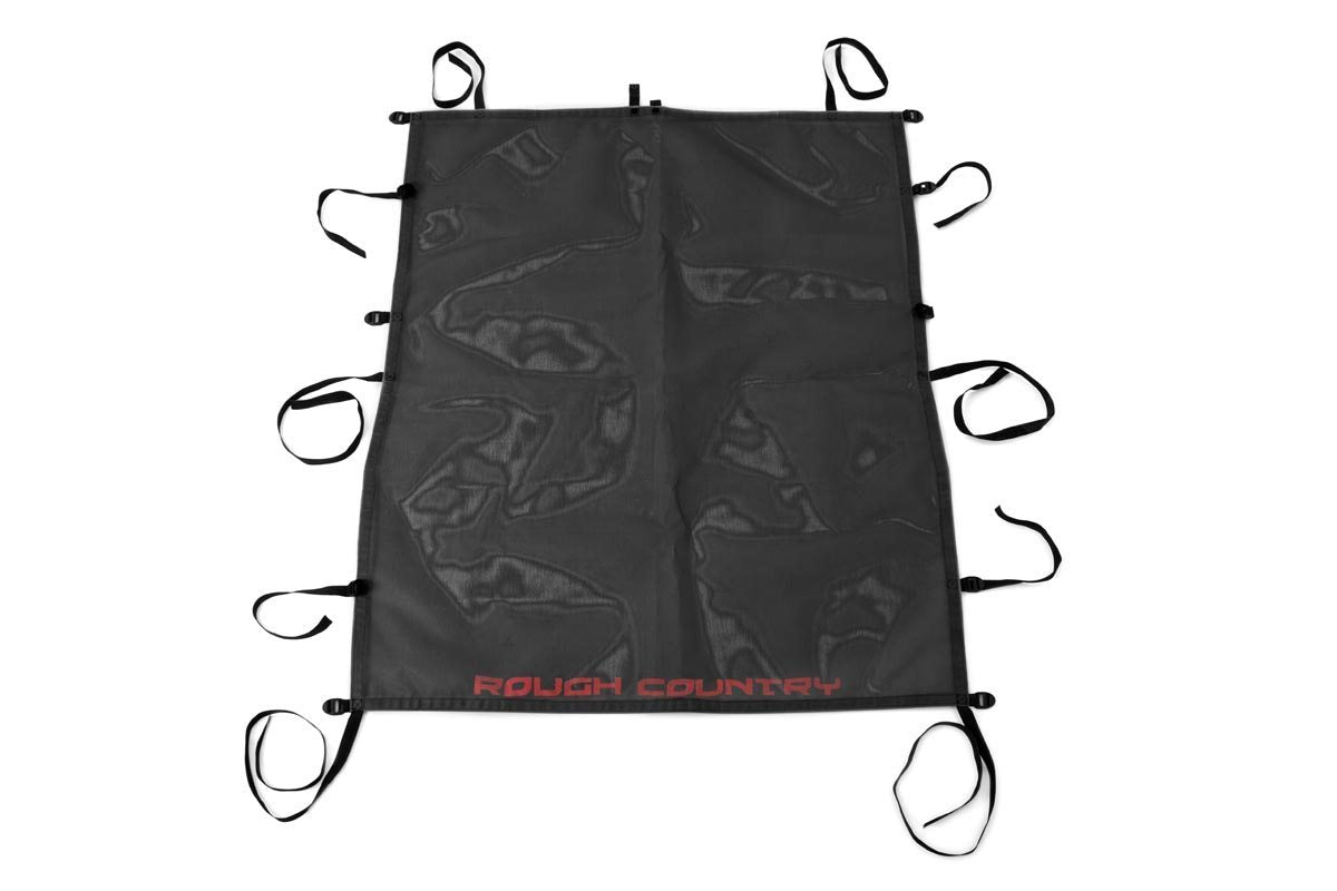 Rough Country Jeep Wrangler TJ/YJ Mesh Bikini Top Plus 92-06 Black 85106