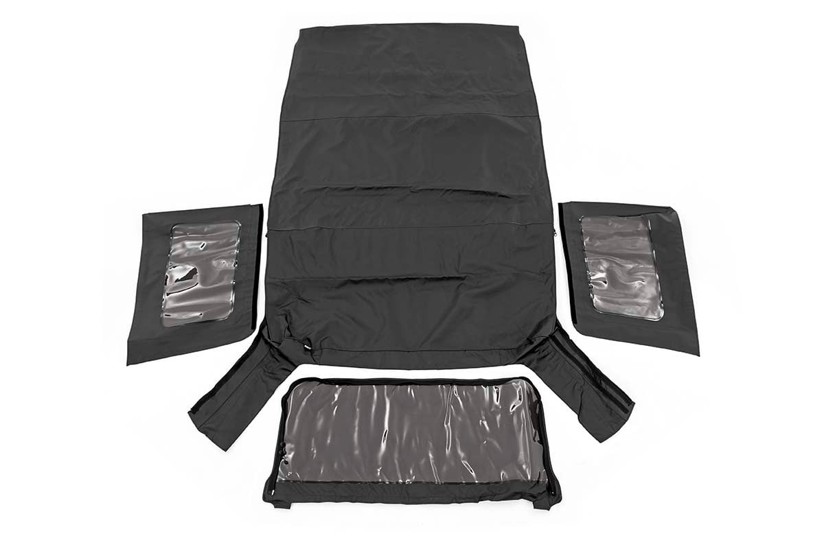 Rough Country Jeep Replacement Soft Top Black 07-09 JK Wrangler 4 Door RC85130.35