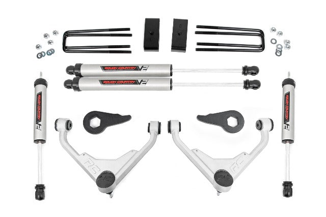 Rough Country 3in GM Suspension Lift Kit 01-10 2500/ 3500 PU/SUV FT RPO 859670