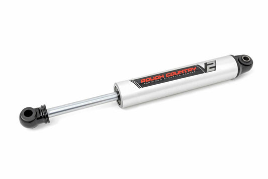 Rough Country V2 Steering Stabilizer for 18-21 Wrangler JL | Gladiator JT