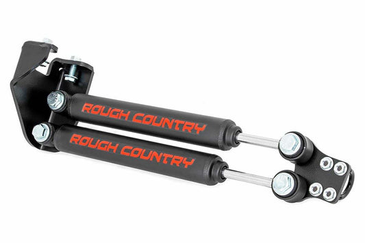 Rough Country Dual Steering Stabilizer For Jeep Wrangler YJ 1987-1995 87307