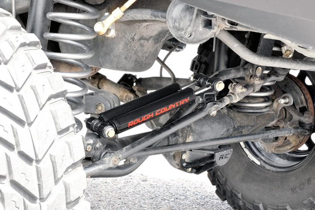 Dual Steering Stabilizer Kit Cherokee XJ Wrangler TJ 84-06