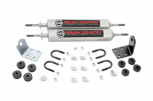 Rough Country N3 Steering Stabilizer Dual For Ford Bronco/F-100/F-150 4WD 77-79