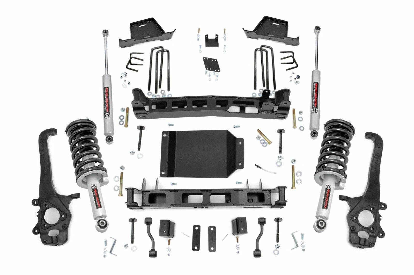Rough Country 6in For Nissan Suspension Lift Kit Lifted N3 Struts 04-15 Titan -1