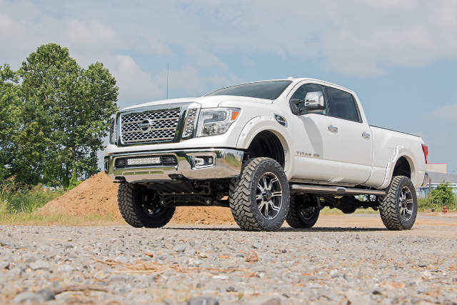 Rough Country 6in For Nissan Suspension Lift Kit 16-21 Titan XD 4wd 87730