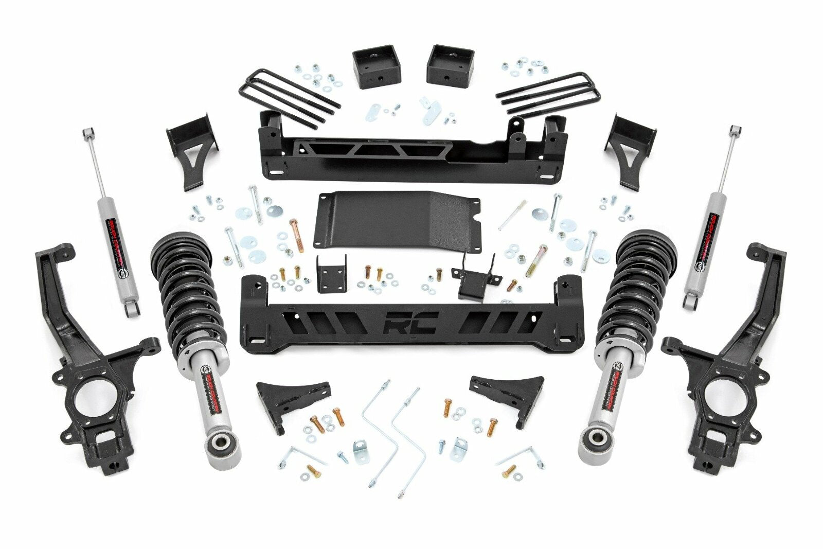 Rough Country 6in For Nissan Suspension Lift Kit Lifted Struts 05-23 Frontier -1