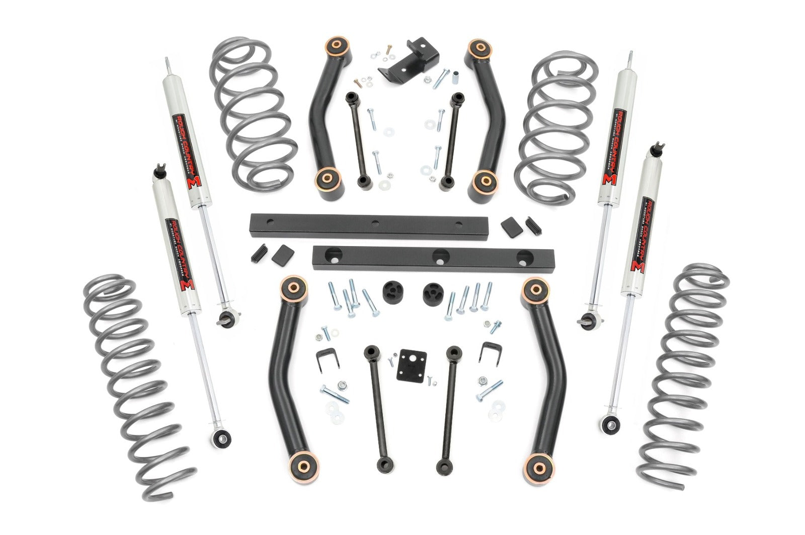 Rough Country 4" Lift Kit M1 For Jeep Wrangler TJ 4WD 97-02 -1