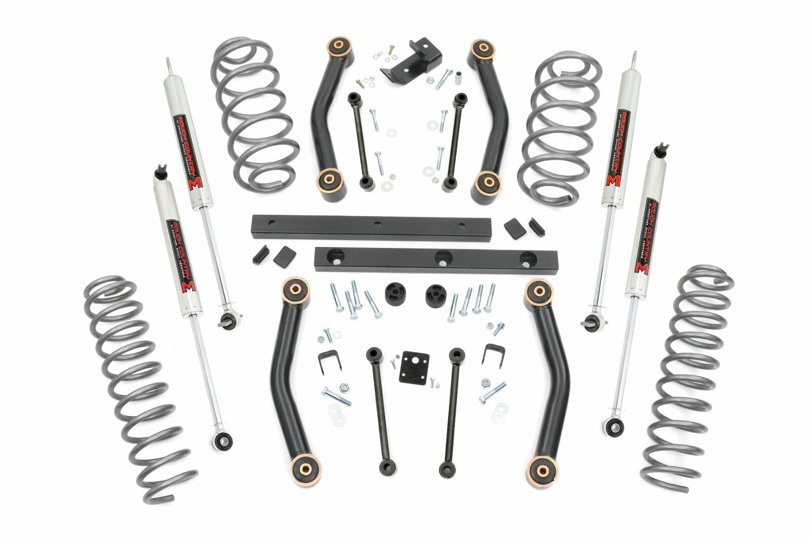 Rough Country 4" Lift Kit M1 For Jeep Wrangler TJ 4WD 2003-2006 -1