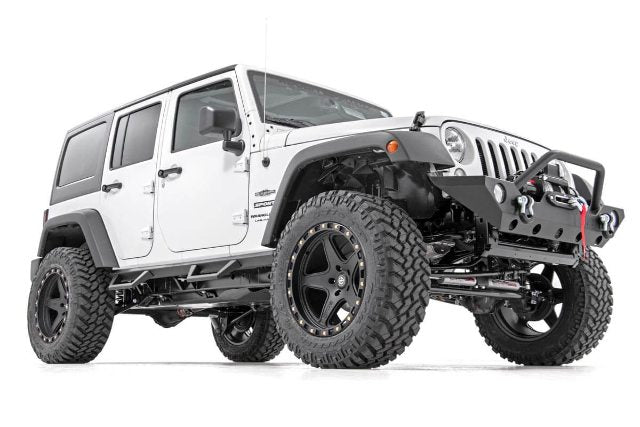 Jeep Contoured Drop Steps 07-18 Wrangler JK Unlimited 4-Door -5