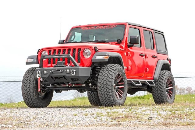 Jeep Contoured Drop Steps 18-20 Wrangler JL Unlimited 4-Door -3
