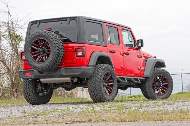 Jeep Contoured Drop Steps 18-20 Wrangler JL Unlimited 4-Door -5