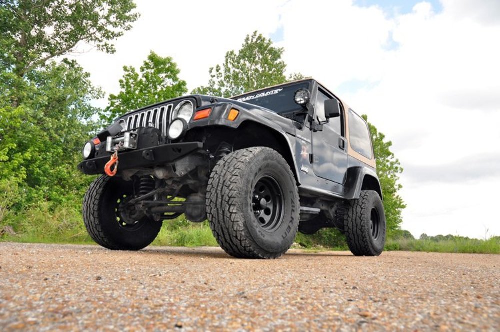 Rough Country 4 Inch Lift Kit V2 for Jeep Wrangler TJ 4WD (2003-2006) -4