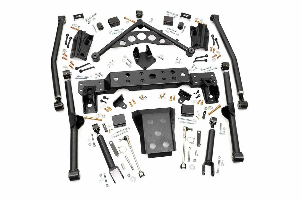 Rough Country 4" Long Arm Upgrade Kit For Jeep Grand Cherokee WJ 1999-2004 -1